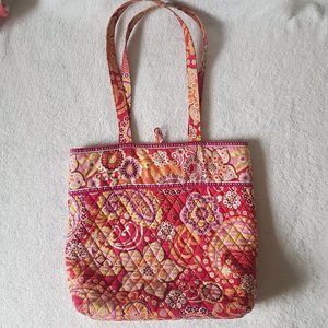 Vera Bradley Rasberry fizz tote bag
